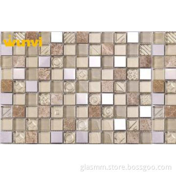 Proffesional Mesh - Mounted Backsplash Mosaic Glass Wall Ti